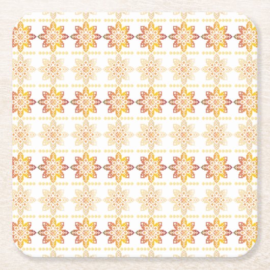 Traditioneel Lets ZUN-teken geometrisch ontwerp VI Kartonnen Onderzetters (Voorkant)