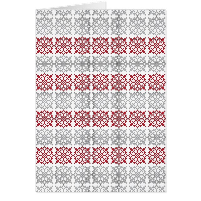 Traditioneel Lets ZUN-teken geometrisch patroon I (Voorkant)