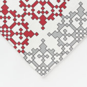 Traditioneel Lets ZUN-teken geometrisch patroon I Fleece Deken (Hoek)