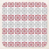 Traditioneel Lets ZUN-teken geometrisch patroon I Kartonnen Onderzetters (Voorkant)