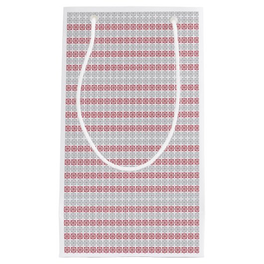 Traditioneel Lets ZUN-teken geometrisch patroon I Klein Cadeauzakje (Voorkant)