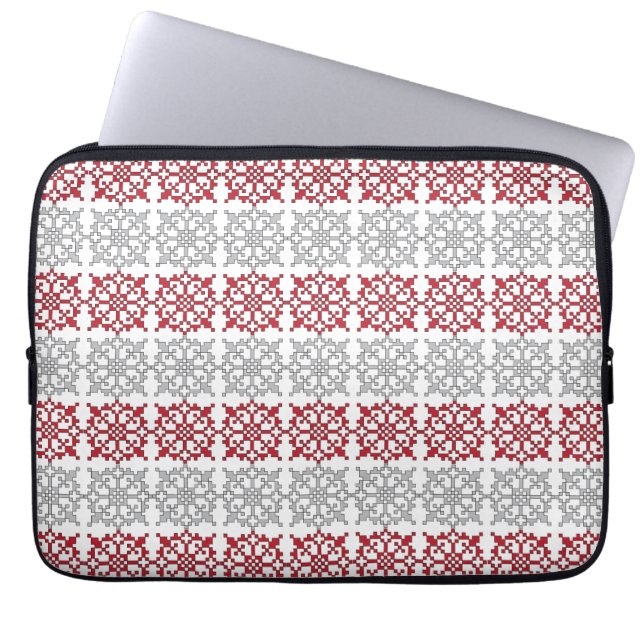Traditioneel Lets ZUN-teken geometrisch patroon I Laptop Sleeve (Voorkant)