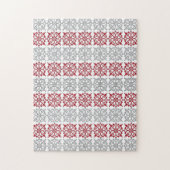 Traditioneel Lets ZUN-teken geometrisch patroon I Legpuzzel (Verticaal)