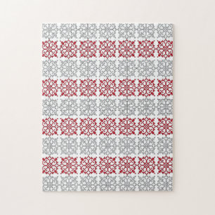 Traditioneel Lets ZUN-teken geometrisch patroon I Legpuzzel