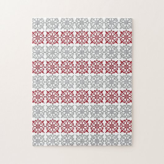 Traditioneel Lets ZUN-teken geometrisch patroon I Legpuzzel (Verticaal)