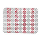 Traditioneel Lets ZUN-teken geometrisch patroon I Magneet (Horizontaal)