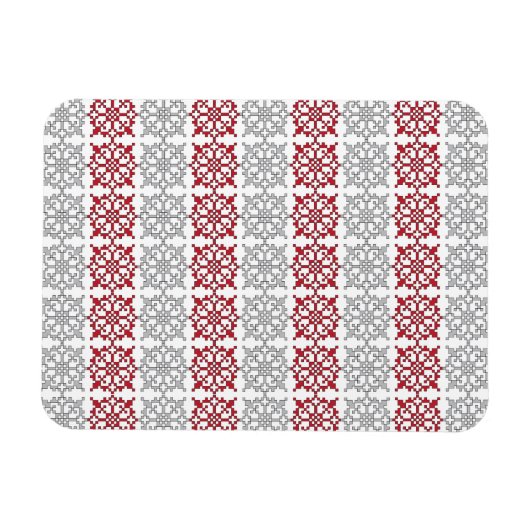 Traditioneel Lets ZUN-teken geometrisch patroon I Magneet (Horizontaal)