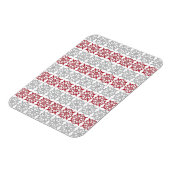 Traditioneel Lets ZUN-teken geometrisch patroon I Magneet (Linkerzijde)