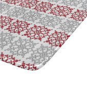 Traditioneel Lets ZUN-teken geometrisch patroon I Snijplank (Hoek)