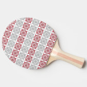 Traditioneel Lets ZUN-teken geometrisch patroon I Tafeltennisbatje (Zijkant)