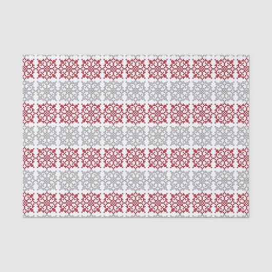 Traditioneel Lets ZUN-teken geometrisch patroon I Tissuepapier (Voorkant)
