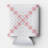 Traditioneel Lets ZUN-teken geometrisch patroon II Blikjeskoeler (Achterkant)