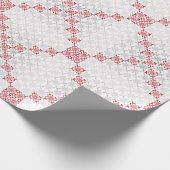 Traditioneel Lets ZUN-teken geometrisch patroon II Cadeaupapier (Hoek)