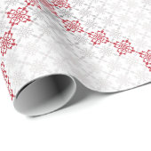 Traditioneel Lets ZUN-teken geometrisch patroon II Cadeaupapier (Rol Hoek)