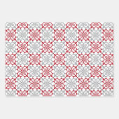 Traditioneel Lets ZUN-teken geometrisch patroon II Inpakpapier Vel (Voorkant 3)
