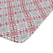 Traditioneel Lets ZUN-teken geometrisch patroon II Snijplank (Hoek)