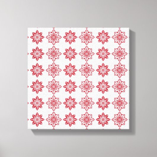 Traditioneel Lets ZUN-teken geometrisch patroon IV Canvas Afdruk (Voorkant)