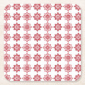 Traditioneel Lets ZUN-teken geometrisch patroon IV Kartonnen Onderzetters (Voorkant)