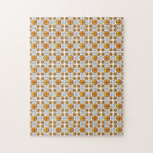 Traditioneel Lets ZUN-teken geometrisch patroon V Legpuzzel (Verticaal)