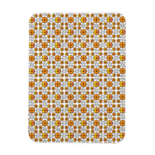 Traditioneel Lets ZUN-teken geometrisch patroon V Magneet