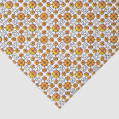 Traditioneel Lets ZUN-teken geometrisch patroon V Tissuepapier (Detail)