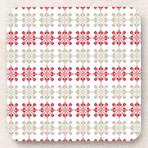 Traditioneel Lets ZUN-teken geometrisch patroon VI Bier Onderzetter