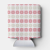 Traditioneel Lets ZUN-teken geometrisch patroon VI Blikjeskoeler (Achterkant)