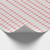 Traditioneel Lets ZUN-teken geometrisch patroon VI Cadeaupapier (Hoek)