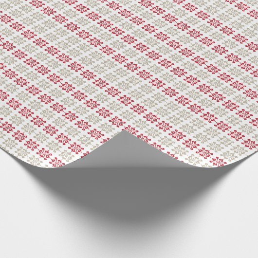 Traditioneel Lets ZUN-teken geometrisch patroon VI Cadeaupapier (Hoek)