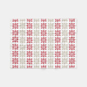 Traditioneel Lets ZUN-teken geometrisch patroon VI Fleece Deken (Voorkant (Horizontaal))