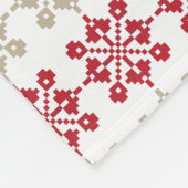 Traditioneel Lets ZUN-teken geometrisch patroon VI Fleece Deken (Hoek)