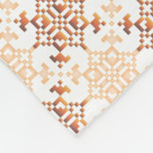 Traditioneel Lets ZUN-teken geometrisch patroon VI Fleece Deken (Hoek)