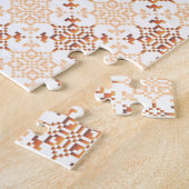 Traditioneel Lets ZUN-teken geometrisch patroon VI Legpuzzel (Zijkant)