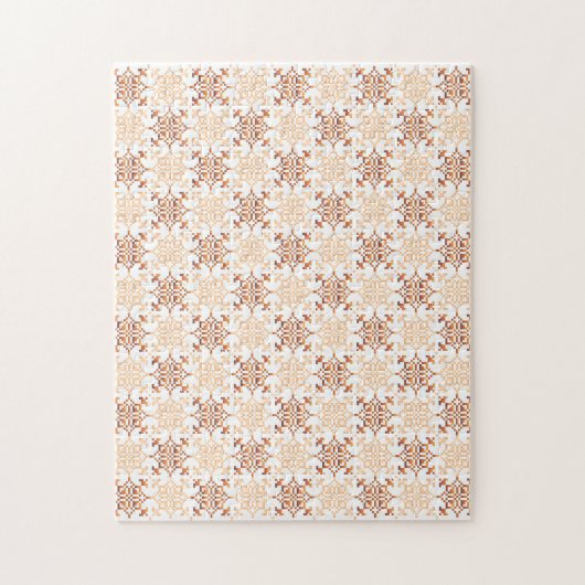 Traditioneel Lets ZUN-teken geometrisch patroon VI Legpuzzel (Verticaal)