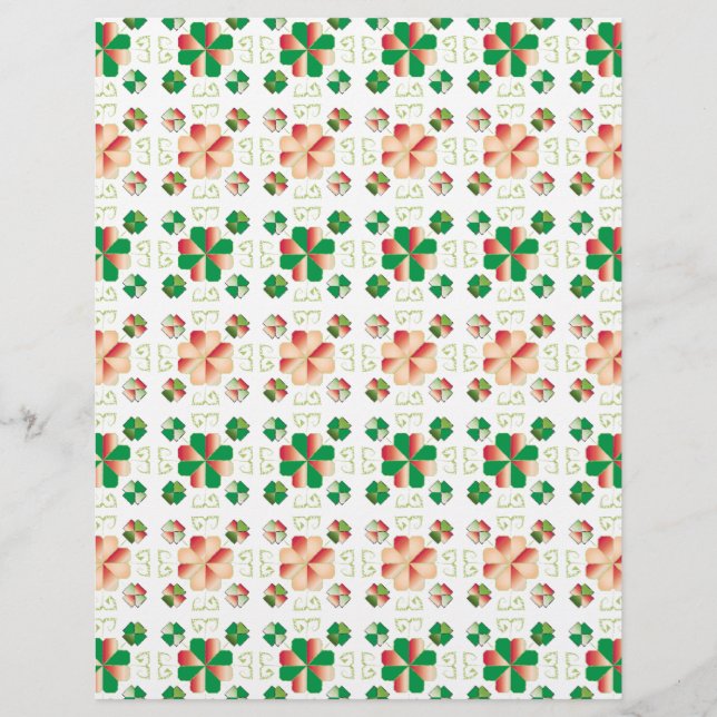 Traditioneel Lets ZUN-teken geometrisch patroon X (Voorkant)