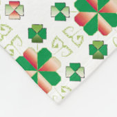 Traditioneel Lets ZUN-teken geometrisch patroon X Fleece Deken (Hoek)