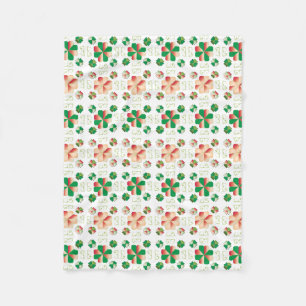 Traditioneel Lets ZUN-teken geometrisch patroon X Fleece Deken