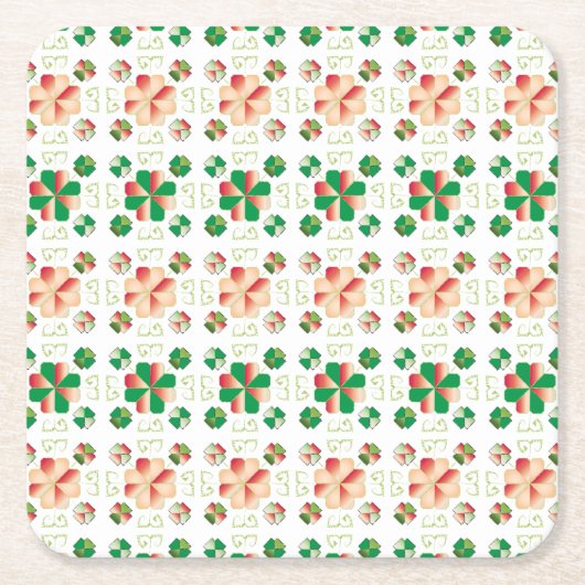 Traditioneel Lets ZUN-teken geometrisch patroon X Kartonnen Onderzetters (Voorkant)