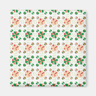 Traditioneel Lets ZUN-teken geometrisch patroon X Magneet