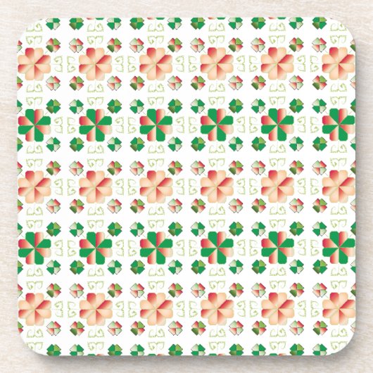 Traditioneel Lets ZUN-teken geometrisch patroon X Onderzetter (Voorkant)