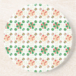 Traditioneel Lets ZUN-teken geometrisch patroon X Zandsteen Onderzetter