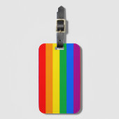 Traditioneel LGBTQ+ Pride Flag Bagagelabel (Voorkant (verticaal))