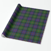 Traditioneel Logan Tartan Wrapping Paper Cadeaupapier (Uitgerold)