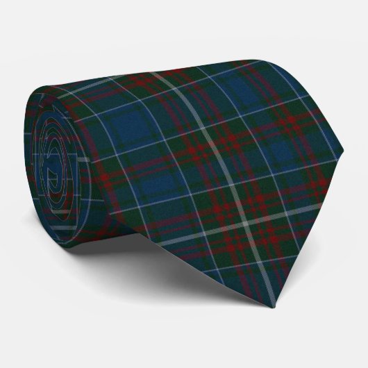 Traditioneel MacConnell Tartan Pset Stropdas (Opgerold)