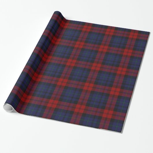 Traditioneel MacLachlan Tartan Pset Wrapping Paper Cadeaupapier (Uitgerold)