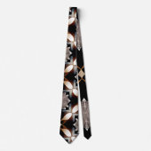 Traditioneel Marokkaans bruin geometrisch patroon Stropdas (Voorkant)