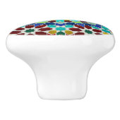 Traditioneel Marokkaans Kleurrijk Mozaïek Keramische Knop (Zijkant)