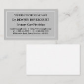 Traditioneel medisch professioneel Visitekaartje (Voorkant / Achterkant)