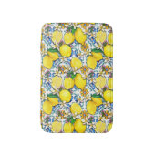 Traditioneel mediterraan patroon met leemons badmat (Voorkant Verticaal)