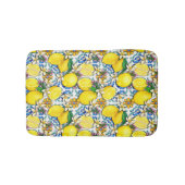 Traditioneel mediterraan patroon met leemons badmat (Voorkant)